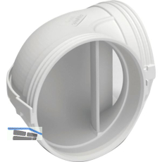 OPTIMAIRO Rundrohrbogen 90� NW 100 Kunststoff wei�