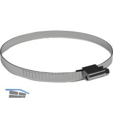 OPTIMAIRO Schlauchschelle 110 - 130 mm Stahlblech verzinkt