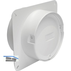 OPTIMAIRO Maueranschluss-Stutzen NW 125 Kunststoff Wei�