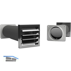 OPTIMAIRO Mauerkasten NW 150 Kunststoff wei�/Edelstahl