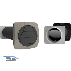 OPTIMAIRO Thermo-Mauerkasten Aeroboy Eco NW 125 Kunststoff anthrazit/grau