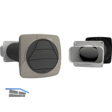 OPTIMAIRO Thermo-Mauerkasten Aeroboy Eco 175 x 80 Kunststoff anthrazit/grau