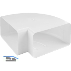 Flachkanal Kurve horizontal 90� Kunststoff, System 150