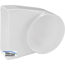 Flachkanal-/Rundrohr Umlenkst�ck 90� Kunststoff, System 125