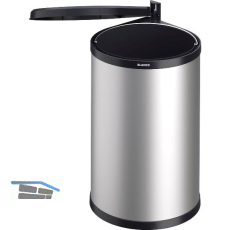 BLANCO Einbau-Abfallsammler Singolo XL KB 400 mm 20 Liter Silber/Anthrazit