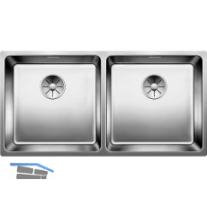 BLANCO Unterbau-Sp�le Andano 400/400-U Edelstahl