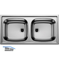 SOLIDO Einbausp�le Top EZ 8 x 4 Edelstahl