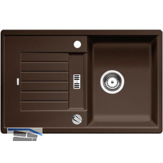 BLANCO Einbausp�le Zia 45 S Cafe mit Drehknopfgarnitur, reversibel