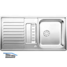 BLANCO 2D-Sp�le Classic Pro 5 S-IF Edelstahl reversibel