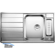 BLANCO 2D-Sp�le Axis III 5 S-IF Edelstahl reversibel