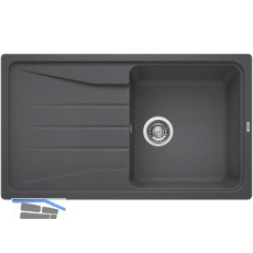 BLANCO Einbausp�le Sona 5 S Felsgrau, reversibel