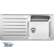 BLANCO 2D-Sp�le Lantos XL 6 S-IF Edelstahl, reversibel