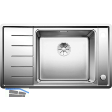 BLANCO 2D-Sp�le Andano XL 6 S-IF Edelstahl Tropfteil links