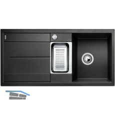 BLANCO fl�chenb�ndige Sp�le Metra 6 S-F Anthrazit, reversibel