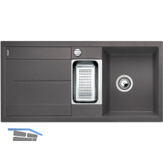 BLANCO fl�chenb�ndige Sp�le Metra 6 S-F Felsgrau, reversibel