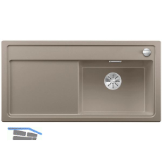 BLANCO Einbausp�le Zenar XL 6 S Tartufo, Tropfteil links