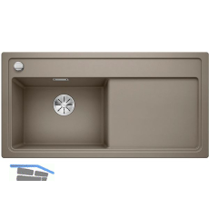 BLANCO Einbausp�le Zenar XL 6 S Tartufo, Tropfteil rechts