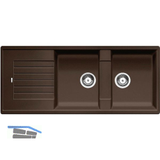 BLANCO Einbausp�le Zia 8 S ohne Drehknopf Cafe, reversibel