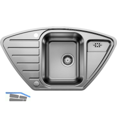 BLANCO 2D-Ecksp�le Lantos 9 E-IF Edelstahl