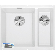 BLANCO Unterbau-Sp�le Subline 340/160-U Restebecken rechts, Wei�