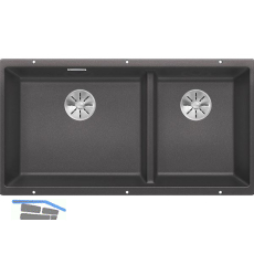 BLANCO Unterbau-Sp�le Subline 480/320-U, Felsgrau