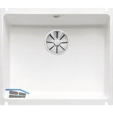BLANCO Unterbau-Sp�le Subline 500-U, Kristallwei�
