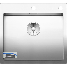 BLANCO 2D-Sp�le Claron 500-IF/A Edelstahl