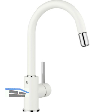 BLANCO K�chenarmatur Mida-S 521457 druckfest Granitwei�