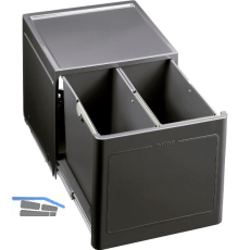 BLANCO Abfallsammler Botton Pro 45/2 Automatic KB 450 mm anthrazit