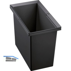 BLANCO Select Eimer 19 Liter Kunststoff Anthrazit