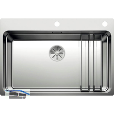 BLANCO 2D-Sp�le Etagon 700-IF/A Edelstahl mit Schiene