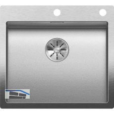 BLANCO 2D-Sp�le Claron 500-IF/A Edelstahl Durinox�