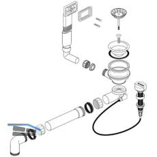 BLANCO Ab- und �berlaufgarnitur 1 x 3,5'' 237859