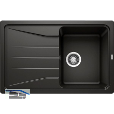 BLANCO Einbausp�le Sona 45 S Schwarz, reversibel