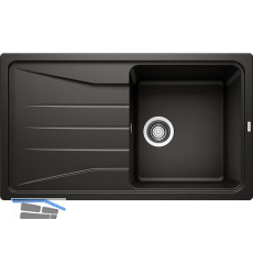 BLANCO Einbausp�le Sona 5 S Schwarz, reversibel