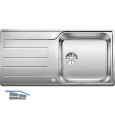 BLANCO 2D-Sp�le Classimo XL 6 S-IF Edelstahl reversibel