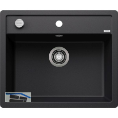 BLANCO fl�chenb�ndige Sp�le Dalago 6-F, Schwarz