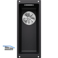 BLANCO Unterbau-Sp�le Subline 160-U, Schwarz
