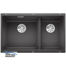 BLANCO Unterbau-Sp�le Subline 430/270-U, Felsgrau