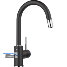 BLANCO K�chenarmatur Mida-S 526146 druckfest Schwarz