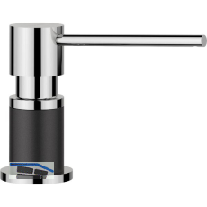 BLANCO Sp�lmittelspender Lato Schwarz/Chrom, 300 ml