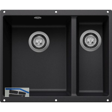 BLANCO Unterbau-Sp�le Rotan 340-160-U, Schwarz