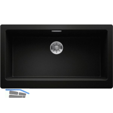 BLANCO Unterbau-Sp�le Vintera XL 9-UF, Schwarz