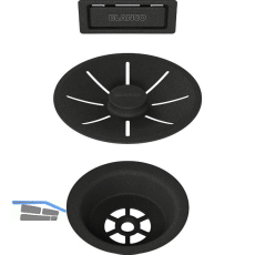 BLANCO Ab-und �berlaufset Black Edition