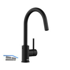 BLANCO K�chenarmatur Mida-S 526653 druckfest Schwarz matt