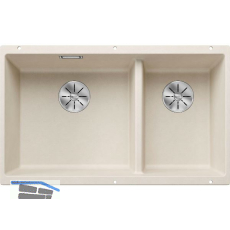 BLANCO Unterbau-Sp�le Subline 430/270-U, Softwei�