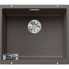 BLANCO Unterbau-Sp�le Subline 500-U, Vulkangrau