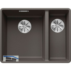 BLANCO fl�chenb�ndige Sp�le Subline 340/160-F, Vulkangrau