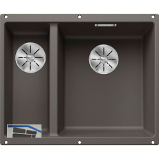 BLANCO Unterbau-Sp�le Subline 340/160-U Restebecken links, Vulkangrau