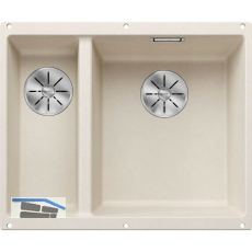 BLANCO Unterbau-Sp�le Subline 340/160-U Restebecken links, Softwei�